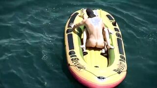 Blonde teenagers Christine Alexsis has sex on the high seas