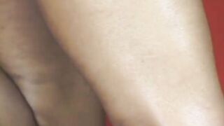 2 shapely tiny breasted african whores lick pussies