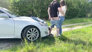 Amateur barely legal get fuck outside