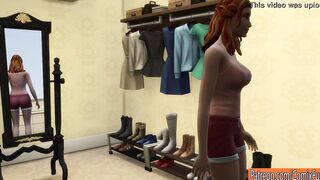 Son Fucks Blonde Milf After They Had Dinner Together