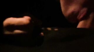 Late night vehicle closeup head