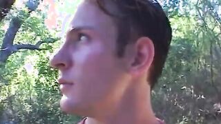Perfect babes enjoy getting banged! outdoor into a three-way