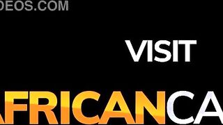 Tasty Ebony Camgirl Exposed inside First Interracial Casting Video