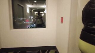 Trolling around hotel being erotic (Almost get caught)