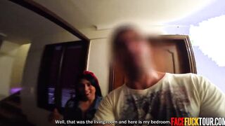 Married hispanic lets me nailed her face and throat