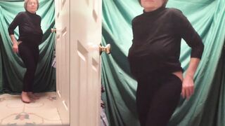 Big Titted old bombshell gets naked for you