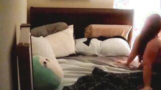Pt one of three Red Haired PAWG cougar Grinds on cock