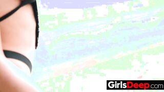 GIRLSDEEP - Bae Russian Bae ARIANA BRIGHT sucks Greek Stud