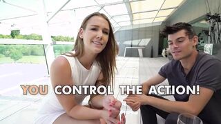 Making babies with Alexis Crystal inside filthy threeway