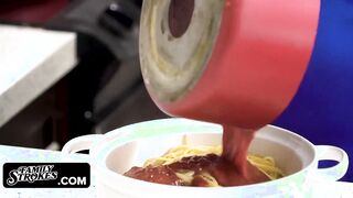 TeamSkeet Cinematic Universe - Crazy cunt with mouth Gets Caught By Step