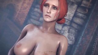 Witcher Porn Triss Merigold turned in a whore - Anna
