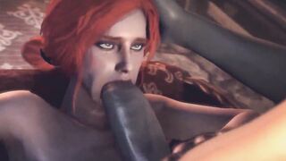 Witcher Porn Triss Merigold turned in a whore - Anna