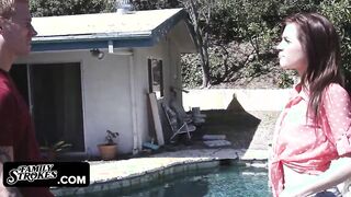 Spoiled Stepsis Snatch Gets Drilled By Her Stepbro