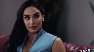 cougar stepmother Sheena Ryder double penetrated by her stepson and