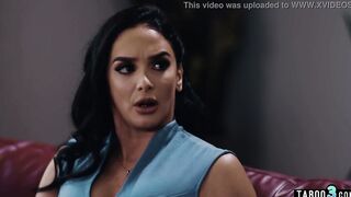 cougar stepmother Sheena Ryder double penetrated by her stepson and