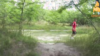 Behind the scenes filming on the river with Cinday01
