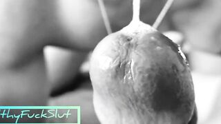 Ebony & White Ball Stretching HEAD & Reverse Cow chick pov