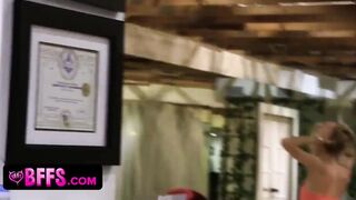 Beauty Ballerinas Got Crazy Into Dance Studio