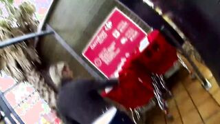 Blond snatch cucumber nailed and anal penis into kitchen
