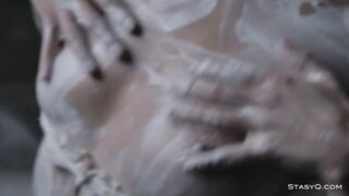 StasyQ nude babes with bald vagina compilation