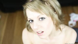Adorable College Bimbo BLOWS Your PENIS Instead Of Doing Her