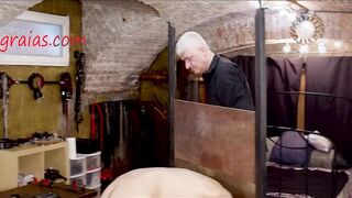 Experienced milf Sub Kept inside Stocks