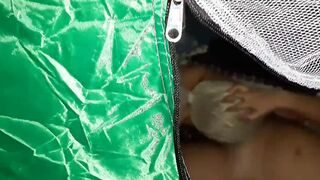Peeping into a tent for lesbo sex - Lesbo candys