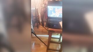 Fat Snatch Jerk and Squirt into Dick Pump with Lover Gina