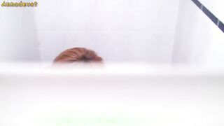Annadevot - Masturbating and Pissed Inside GUYS-restroom
