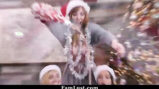 Freaky Moms Share Young Stepson on Christmas Party Evening