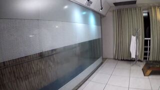 sensual relaxation inside the sauna recording - Lady Milf -