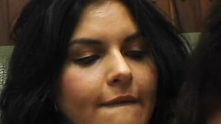 Goddess dark haired takes BF's long penis