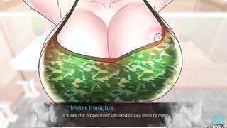 CONFINED WITH GODDESSES #18 • Titjob with hugest pretty breasts