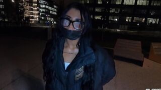 A crazy sexy arab from suburb gets plowed inside outdoors and inside anal