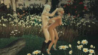 Sims four. The Witcher Parody. Part four (Final one episode)