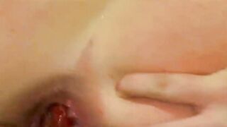beauty blonde Beauty with nice body takes double anal