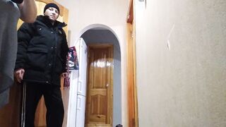 Courier porn video – I tried out a sex dildo for my hubby on a courier