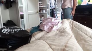 The son of our maid makes a jizzed on my ex-wife's booty