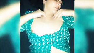 Hot freaky older MILF having fun with her tits...