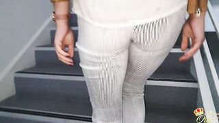 Fast Banged Inside Outdoor Guys's Restroom / pov - Maria
