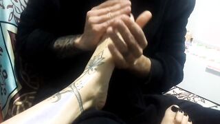 feet rubs, bj and toejob
