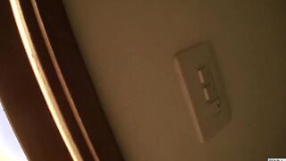 Japanese milf visits big boobed cheating ex-wife to help her shower