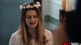 Lesbo Alex Coal soaked brides Bunny Colby snatch after she