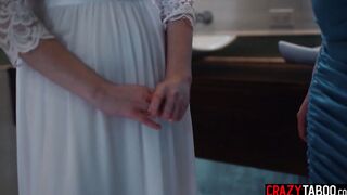 Lesbo Alex Coal soaked brides Bunny Colby snatch after she