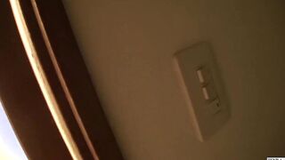 Bathing porn video – Japanese cougar visits big boobed cheating wifey to help her shower