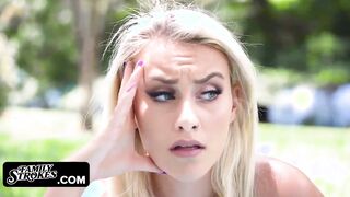 Family Massage - Super Blonde Vixen With Big Jiggly Ass