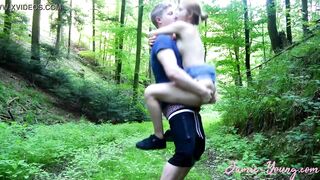 18 Year Old banged! inside the Woods!