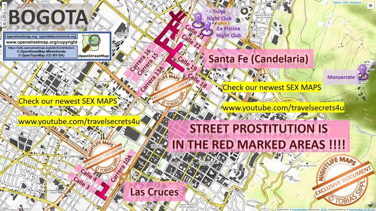 Love4Porn Presents Bogota, Colombia, Sex Map, Street Prostitution Map, Rubs Parlours, Brothels, picture