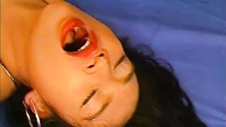 Adorable oriental Hot gets her snatch covered with cum -