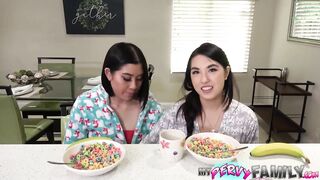 Mischievous oriental 19 Year Old Stepdaughters - Mina Moon - Emerald -